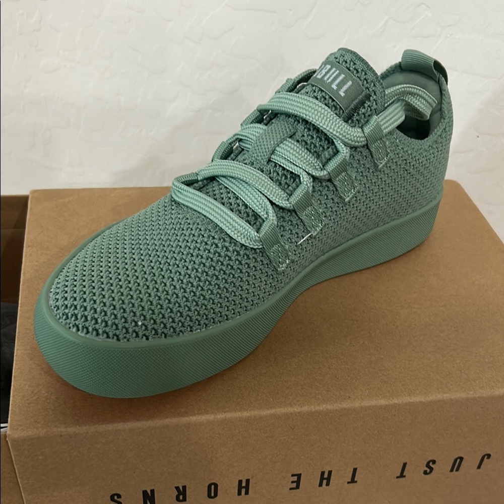 NOBULL Green and Orange Rec Trainer Sneakers
